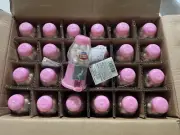 Pink Cute Sweets Mini Candy Machine Dubble Bubble Gumball Dispenser New Sealed