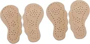 2Pairs Skid Resistance Half Sole Mats for High Heels and Sandals Beige Sweat Absorbing Foot Cushions Non Slip Insoles for and Pressure Relief