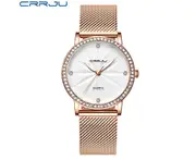 Women's Steel Mesh Watch,Ultra Thin Watch for Ladies,Waterproof Watch,Watch with Rose Gold Mesh,Fashion Watch,Lady Luxury Watch