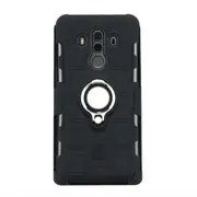 For Huawei Mate 10 Pro 3 In 1 Cube PC + TPU Protective Case with 360 Degrees Rotate Black Ring Holder(Black)