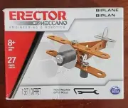 ERECTOR SET by MECCANO Biplane Engineering & Robotics