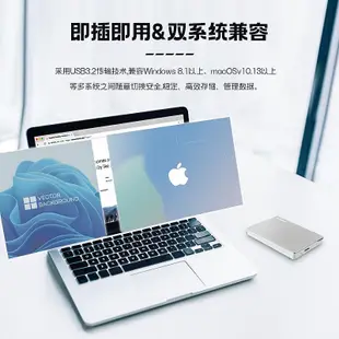 東芝移動硬盤4t flex mac蘋果手機 macbook pro air 非固態2t 5tb
