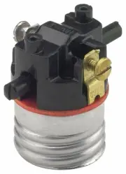 Leviton 7080-M Medium Base Interior Only, Shell Incandescent Lampholder,...