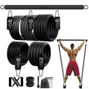 NNEOBA 300lb Fitness Booty Resistance Elastic Band Set for Home Gym Exercise