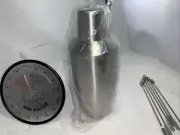 8-piece Bartender Cocktail Shaker Set- Stainless Steel BRAND NEW