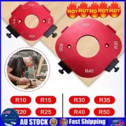 4 In 1 Arc Angle Positioning Template, Corner Radius Jig Router Template Tool GV