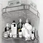 Triangular Corner Shower Organizer Shelf - Bathroom Storage & Bath Holder