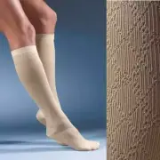 Activa Sheer Therapy (Cross Hatch) Dress Socks 15-20mmHg Tan Medium