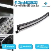 Syneticusa 41" WHITE LED OFF-ROAD TRIPLE ROLL LED Curved Light Bar