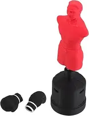 Kisangel Realistic 1:12 Mini Boxing Gloves Bag Set Compact Boxing Training Equipment for Dollhouse