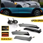 For MINI Cooper R58 R56 Smoked Lamp Front Rear LED Side Fender Marker Light A (for: Mini)