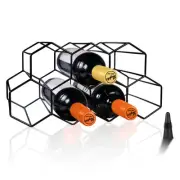 Countertop & Freestanding Floor Wine Rack - Small, Metal, Table Top, Kitchen ...