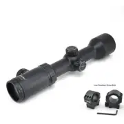 Visionking 1.5-6x42 Rifle scope Illuminated Riflescope Low Picatinny Mount Ring