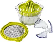 Orange Citrus Juicer | Hand Juicer Reamer Rotation Press - Lemon Lime Manual Squeezer With Comfortable Grip Handle And Strainer Bowl