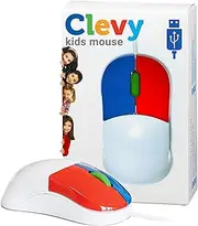 Kids Mouse- (optical ergonomic USB contrasting colours sturdy design and Windows & macOS compatible)