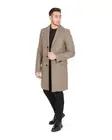 Hugo Boss Men Overcoat Model Kids Beige Clothing