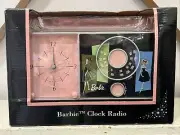 2002 Mattel Barbie Nostalgic AM/FM Vintage Replica Clock Radio New Old Stock HTF