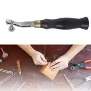Adjustable Edge Creaser Ebony Leather Craft Tool Stainless Steel Press Sideline