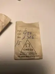 OMEGA 484-1316 PALLET FORK WATCH MOVEMENT PART NEW