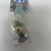 Super Mario Bros Luigi Figure Keychain Nintendo JAPAN In Packet