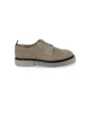 Antony Morato Suede Derby Shoes Casual Style - Lace Ups - Beige -Size 42