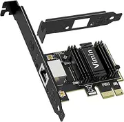 VIMIN 5G Network Card with Realtek RTL8126, 5G Base-T PCIe NIC, 10/100/1000M/2.5G/5G PCI Express Gigabit Ethernet Card Supports Windows 11/10/8.1/8/7 & Linux OS
