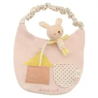 在飛比找樂天市場購物網優惠-日本製造【Anano Cafe嬰兒圍兜口水巾鬆緊帶(附小玩偶