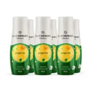 6x SodaStream 440ml Classics Ginger Ale Sparkling Soda Water Syrup Drink Mix
