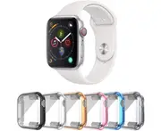 6 Pack Apple Watch Case with Screen Protector Compatible with iWatch