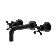 Kingston Brass KS812.BX Metropolitan 1.2 GPM Wall Mounted - Black
