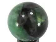 Fluorite Rainbow Crystal Sphere (EA6477) polished healing gem reiki study focus