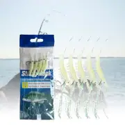 Fishing Lures Rig Shrimp Baits for Saltwater Fishing Glow Fishing Rig