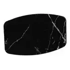 ‹Black Marble Solid Wood Tabletop Waterproof Removable Tea Table Top For