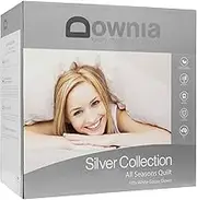 Downia Silver Collection All Seasons Quilt, White, Super King