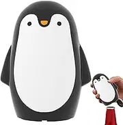 Funny Bottle Opener - Push Down Bottle-Opener, 15cm Penguin Bottles-Openers - Cute ABS Push-Type Bar Tool for Beer or Soda - Protects Bottle Lids, Perfect for Home, Parties, and Gifting