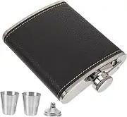 PHENOFICE Stainless Steel Wine Flask Leakproof Flask with Cup Outdoor Camping Flask Present
