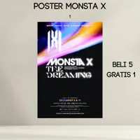 在飛比找蝦皮購物優惠-海報 Monsta X 夢想 Kpop 海報電影 Monst