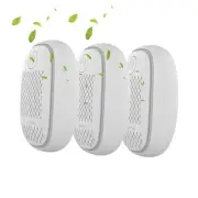 Plug-in Air Purifier,Personal Air Ionizer HEPA Filter, Mini Portable 3, WHITE