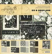 GRAPHIC 45 - P.S. I LOVE YOU - 12" X 12" - 16 SHEETS +STICKER SHEET