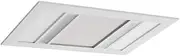 Martec Phoenix 1000W Halogen 3-in-1 Bathroom Heater and High Extraction Exhaust Fan with 2 Tricolour LED Light Panels, White