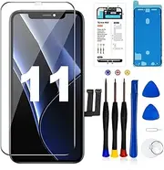 LMQ for iPhone 11 Screen Replacement,6.1 inch LCD Display 3D Touch Digitizer Assembly,Compatible with iPhone 11 Screen Replacement (Model A2111, A2223, A2221) with Repair Tools +Screen Protector
