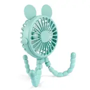 Mini Handheld Stroller Fan with Flexible Tripod Wrapped On Stroller Car Seat