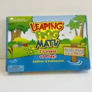 Leaping Frog Math Game Learning Resources New/Sealed Box Addition & Subtraction