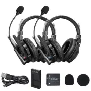 XTalk XMax2 Wireless Intercom Headset System with Dual-Ear Design Telephone H...