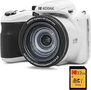 KODAK Pixpro Astro Zoom AZ425 - Digital Camera Bridge, 42x Optical Zoom, 24mm Wide Angle, 20MP LCD 3, Video Full HD 1080p, Li-ion Battery - White