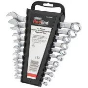 Draper Redline Metric Combination Spanner Set 11 Piece 6 to 19mm 68481