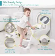 Forbena Potty Training Toilet Seat with Step Stool Ladder, Toddler Kids Potty...