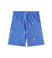 [Polo Ralph Lauren Kids] Polo Ralph Lauren Kids Prepster cotton shorts Y 5 blue