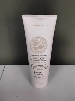 New & Sealed! Tweak'd By Nature Restore PURE All-Purpose Rescue Cream 3 oz
