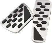 CHPGKGVNVT Stainless Steel Car Pedals for Jeep Wrangler JL 2018-2020 Accelerator Brake Pedal Cover Pads Parts Accessories Pedals